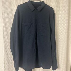 lululemon athletica Dark Blue Casual Shirt